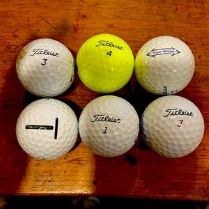 Titleist Used Golf Balls Bundle 6 Mixed
